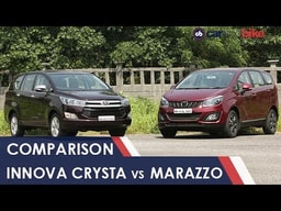 Mahindra Marazzo vs Toyota Innova Crysta: Comparison Review Mahindra Marazzo vs Toyota Innova Crysta: Comparison Review