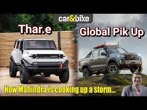 First Look: Mahindra Thar.e And Global Pik Up First Look: Mahindra Thar.e And Global Pik Up