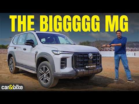 MG Majestor First Look: 3 Row SUV Loaded with Off-road Features MG Majestor First Look: 3 Row SUV Loaded with Off-road Features