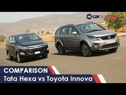 Tata Hexa Vs Toyota Innova Crysta: Comparison Review | NDTV CarAndBike Tata Hexa Vs Toyota Innova Crysta: Comparison Review | NDTV CarAndBike