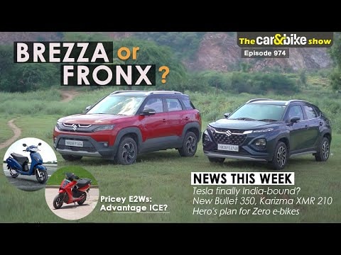 Car&bike show Episode 974 | Brezza or Fronx? EV or ICE Scooter? News of the week Car&bike show Episode 974 | Brezza or Fronx? EV or ICE Scooter? News of the week
