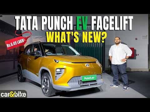 Tata Punch EV Facelift Launched At Rs 9.69 Lakh | Bigger Battery, Lifetime Warranty, BaaS, And More Tata Punch EV Facelift Launched At Rs 9.69 Lakh | Bigger Battery, Lifetime Warranty, BaaS, And More