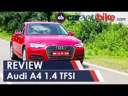 Audi A4 1.4 TFSI Review - NDTV CarAndBike Audi A4 1.4 TFSI Review - NDTV CarAndBike