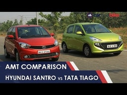 Hyundai Santro AMT vs Tata Tiago AMT: Comparison Review Hyundai Santro AMT vs Tata Tiago AMT: Comparison Review