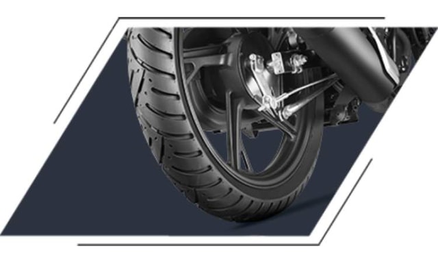 Wider Rear Tyre Wider Rear Tyre