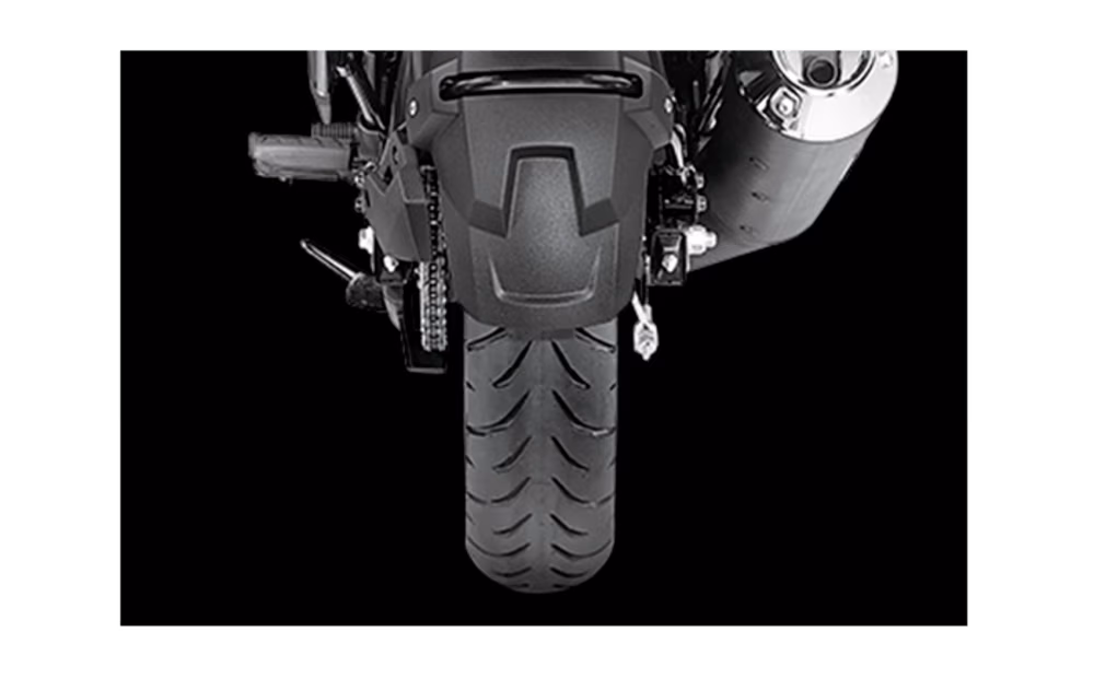 Wide Rear Tyre With Hugger Fender Wide Rear Tyre With Hugger Fender