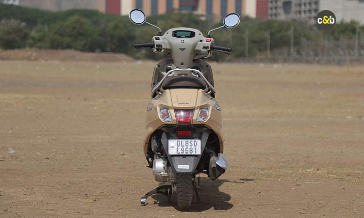 Suzuki New Access 125 RearView Suzuki New Access 125 RearView images