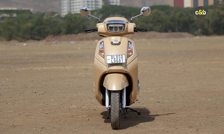 Suzuki New Access 125 Front view Suzuki New Access 125 Front view images