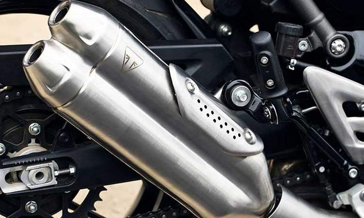 Triumph speed 400 silencer Triumph speed 400 silencer images