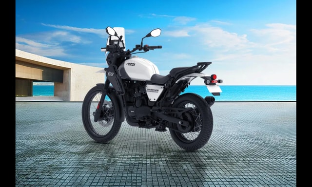 Front Yezdi Adventure Left Front Yezdi Adventure Left