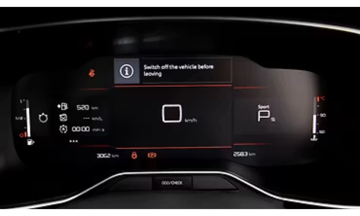 C5 Aircross Interior Instrument Cluster C5 Aircross Interior Instrument Cluster