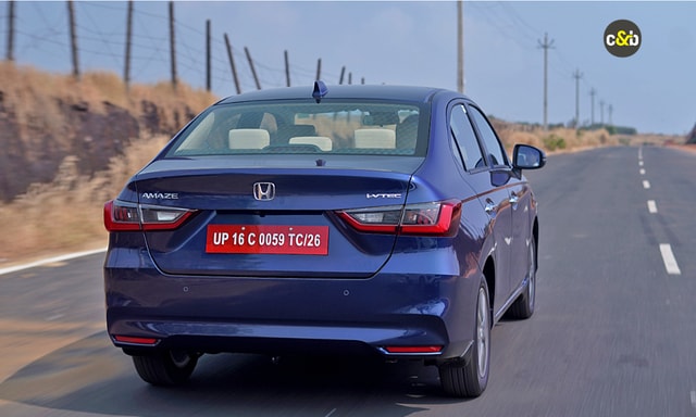 Honda Amaze Rearlook Honda Amaze Rearlook