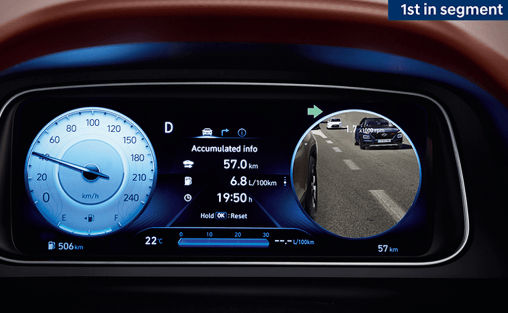 Blind view monitor Blind view monitor