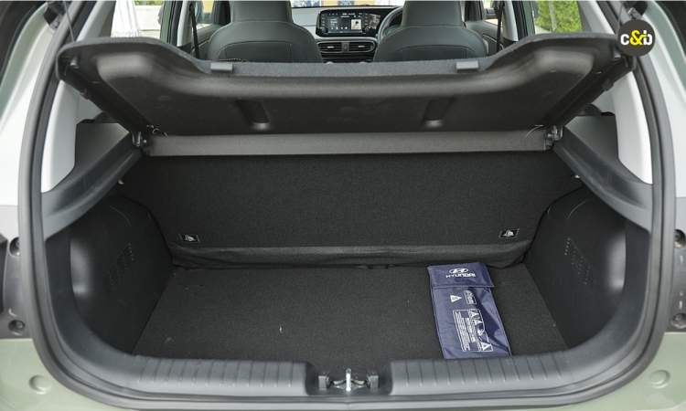 Hyundai Exter Bootspace Hyundai Exter Bootspace