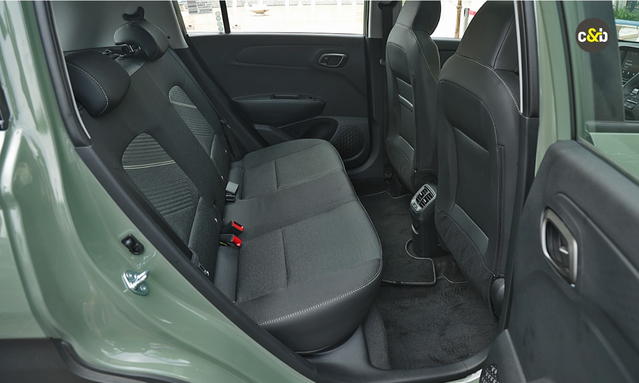 Hyundai Exter Rear Seat Hyundai Exter Rear Seat