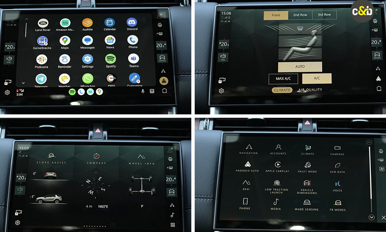 Land Rover Discovery Sport Information Diasply Land Rover Discovery Sport Information Diasply images