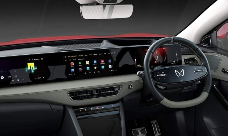 mahindra xev 9e interior instrument cluster mahindra xev 9e interior instrument cluster images