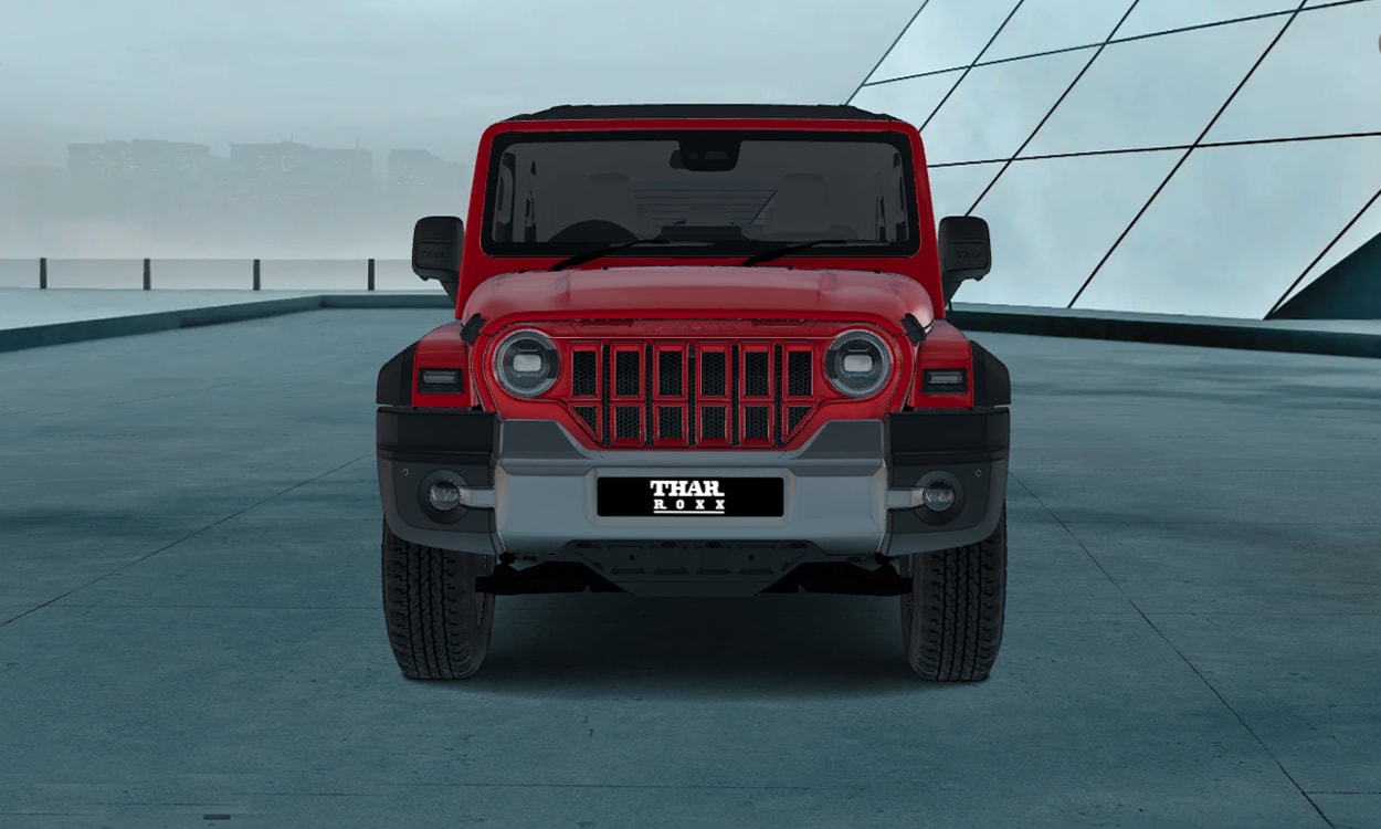Mahindra thar roxx front view Mahindra thar roxx front view images