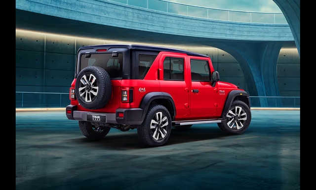 Mahindra Thar Roxx Rear Right Side Mahindra Thar Roxx Rear Right Side