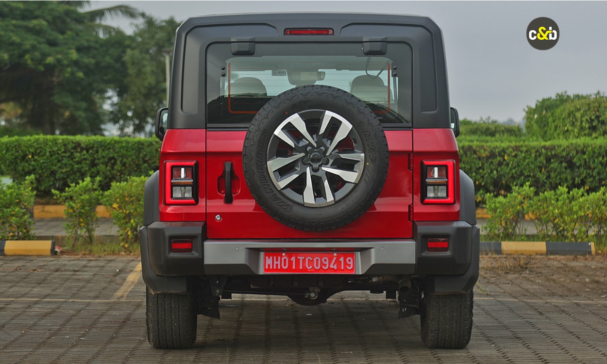 Mahindra Thar Roxx Rear View Mahindra Thar Roxx Rear View images