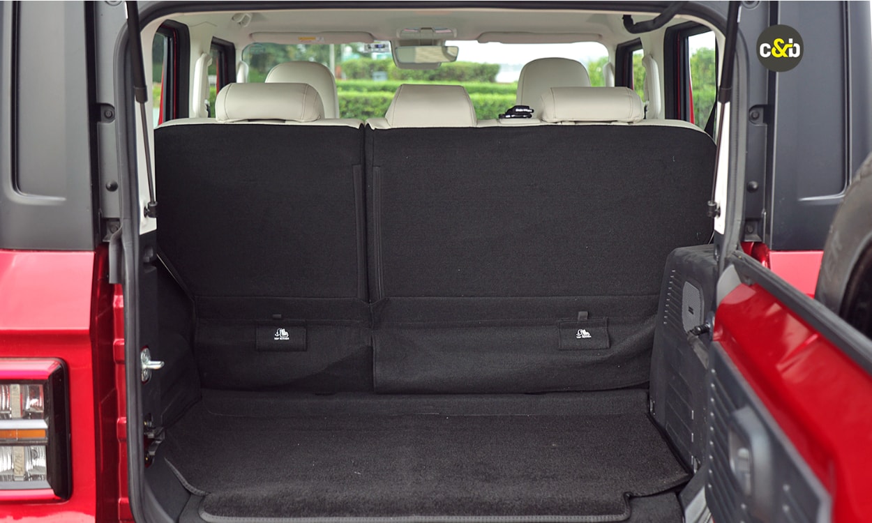 Mahindra Thar Roxx Bootspace Mahindra Thar Roxx Bootspace images