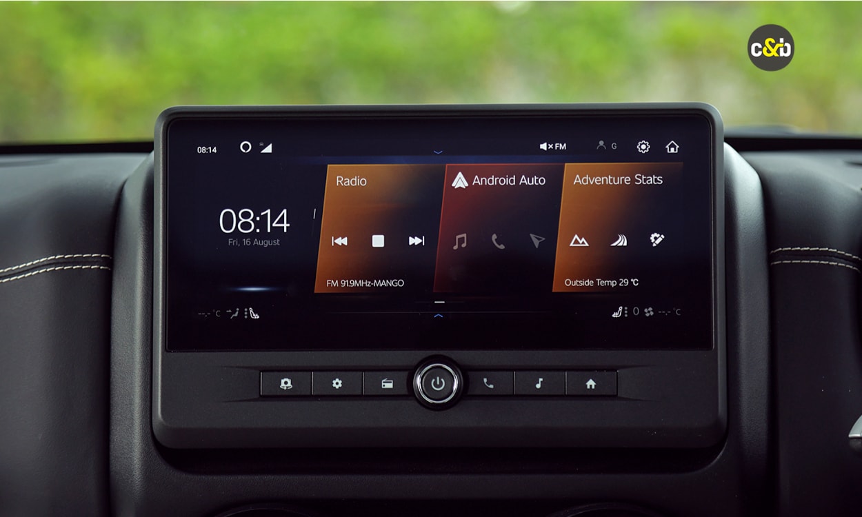 Mahindra Thar Roxx Display Mahindra Thar Roxx Display images