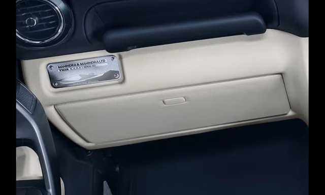 Mahindra Thar Roxx Glovebox Mahindra Thar Roxx Glovebox