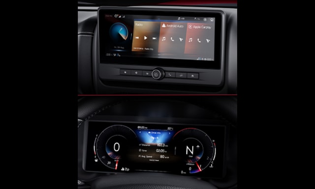 Mahindra Thar Roxx Infotainment & Cluster Mahindra Thar Roxx Infotainment & Cluster