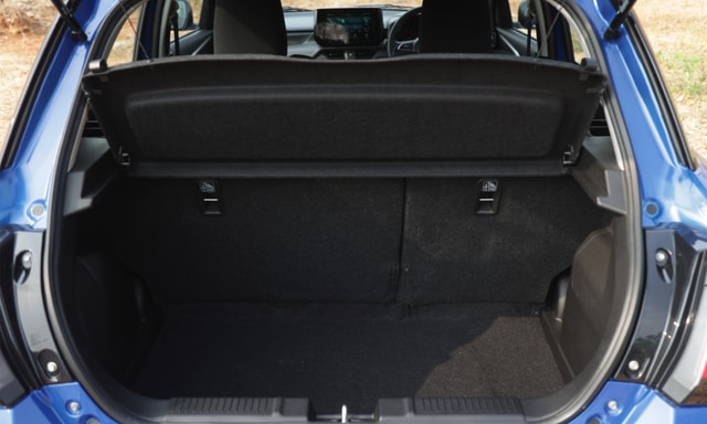Maruti Suzuki Swift Blue Bootspace Maruti Suzuki Swift Blue Bootspace