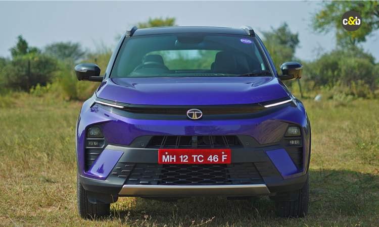 Tata Nexon Frontview Blue Tata Nexon Frontview Blue