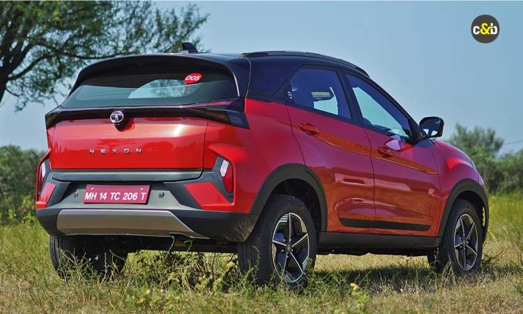 Tata Nexon Rearlook Tata Nexon Rearlook