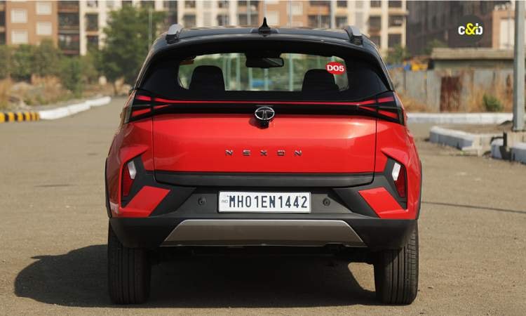 Tata Nexon Rearview Tata Nexon Rearview