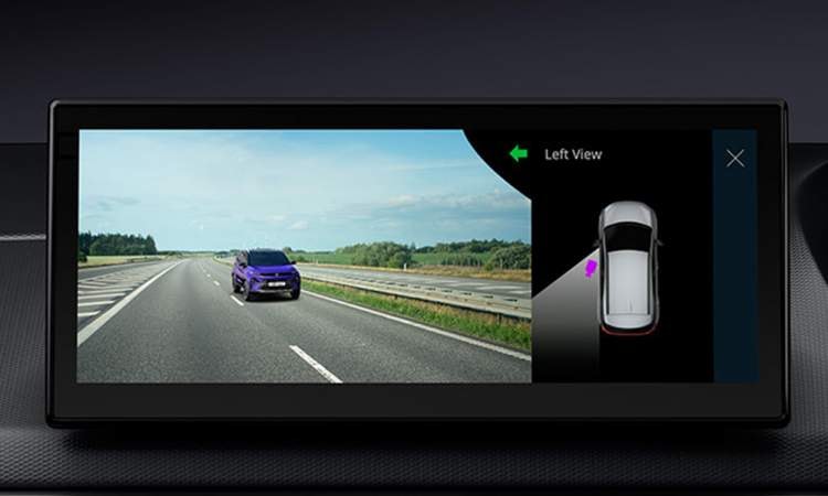 2023 tata nexon blind view monitor 2023 tata nexon blind view monitor images