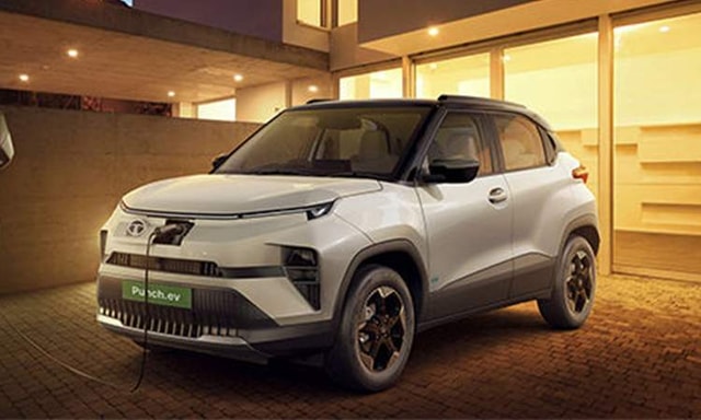 Front Charging Port Of Punch Ev Front Charging Port Of Punch Ev