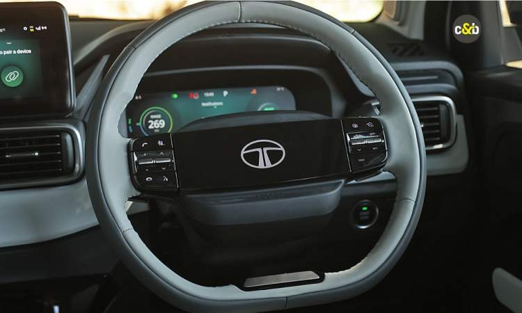 Tata Punch Ev Steering Tata Punch Ev Steering images