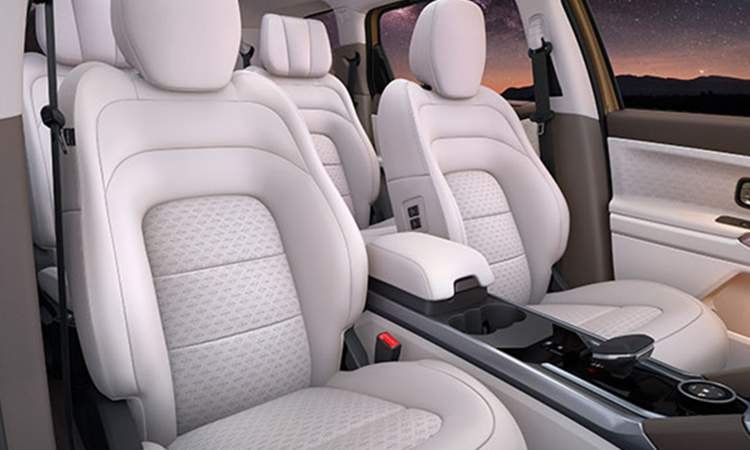 Tata Safari Oyster White Leatherette Seats Tata Safari Oyster White Leatherette Seats