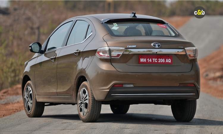 Tata Tigor Icng Rear Look Tata Tigor Icng Rear Look