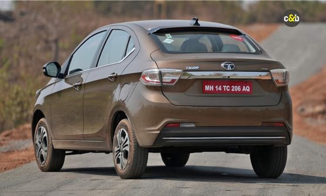 Tata Tigor Icng Rear Look Tata Tigor Icng Rear Look