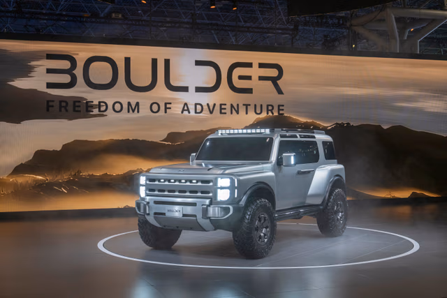 Hyundai Boulder Concept Showcased At New York Auto Show; Is This The Off-Road SUV Coming To India? Hyundai Boulder Concept Showcased At New York Auto Show; Is This The Off-Road SUV Coming To India?