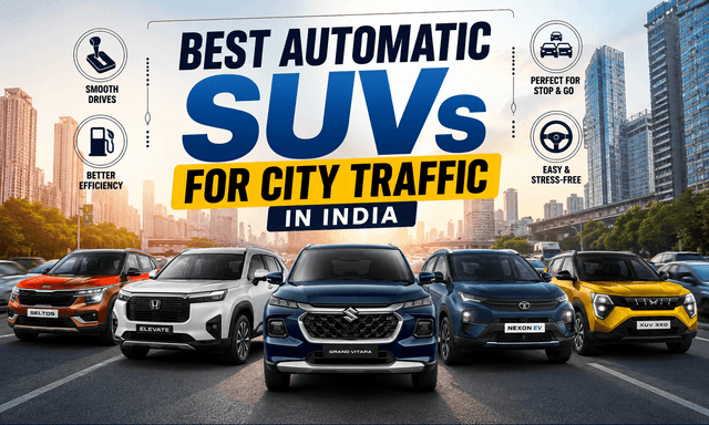 Best Automatic Suvs For City Traffic In India Best Automatic Suvs For City Traffic In India
