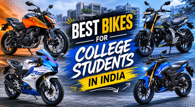 Best Bikes for College Students in India Best Bikes for College Students in India