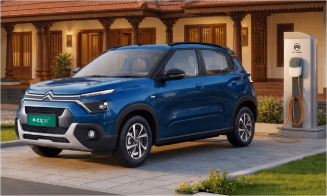 2026 Citroen e-C3X Launched At Rs 10.25 Lakh; Gets New Features, BaaS Option 2026 Citroen e-C3X Launched At Rs 10.25 Lakh; Gets New Features, BaaS Option
