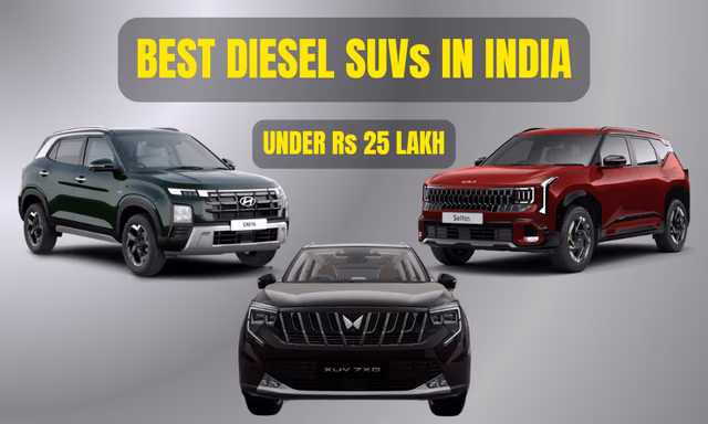 Best Diesel SUVs Under Rs 25 Lakh In India Best Diesel SUVs Under Rs 25 Lakh In India