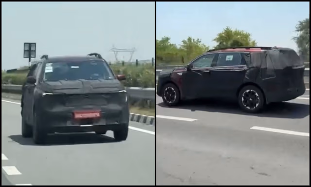 Kia Sorento Hybrid Spied Testing In India Again Kia Sorento Hybrid Spied Testing In India Again