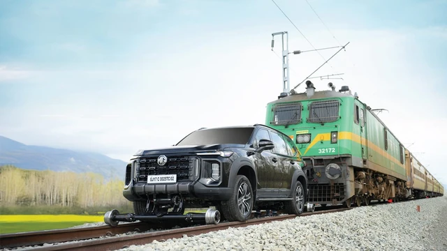 MG Majestor Enters Guinness World Records For Pulling 406 Tonne Train On Rails MG Majestor Enters Guinness World Records For Pulling 406 Tonne Train On Rails