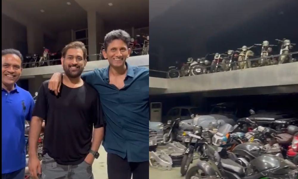 Former Indian Cricketers Venkatesh Prasad & Sunil Joshi Check Out MS Dhoni’s Car And Bike Collection Former Indian Cricketers Venkatesh Prasad & Sunil Joshi Check Out MS Dhoni’s Car And Bike Collection