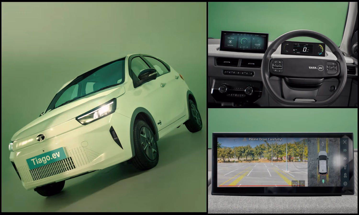 2026 Tata Tiago EV Facelift Interior Revealed; Gets New Dash, 360 Deg Cameras, Rear AC Vents 2026 Tata Tiago EV Facelift Interior Revealed; Gets New Dash, 360 Deg Cameras, Rear AC Vents