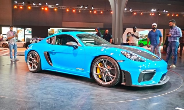 Porsche 718 Cayman GT4 RS Debuts In India Porsche 718 Cayman GT4 RS Debuts In India
