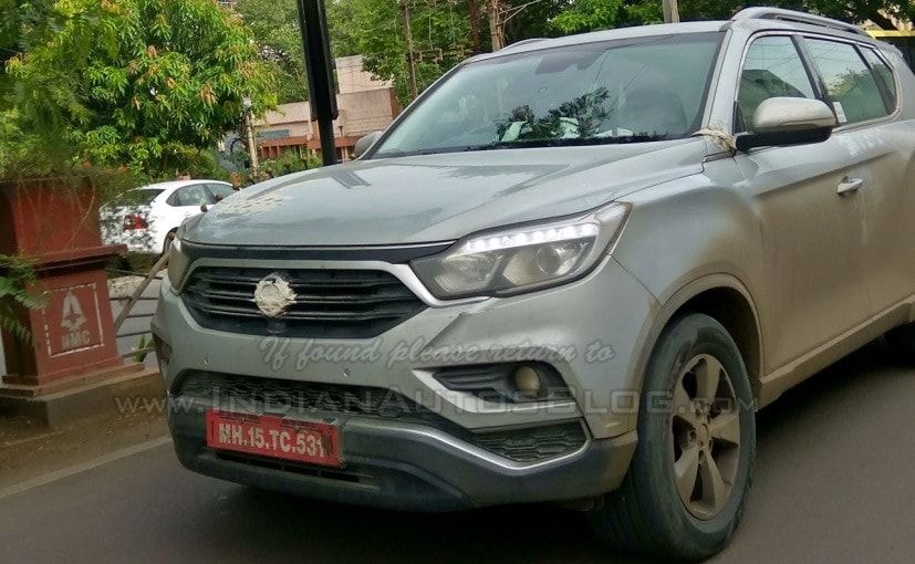 Mahindra Continues To Test Its Rexton-Based Full-Size In India Mahindra Continues To Test Its Rexton-Based Full-Size In India