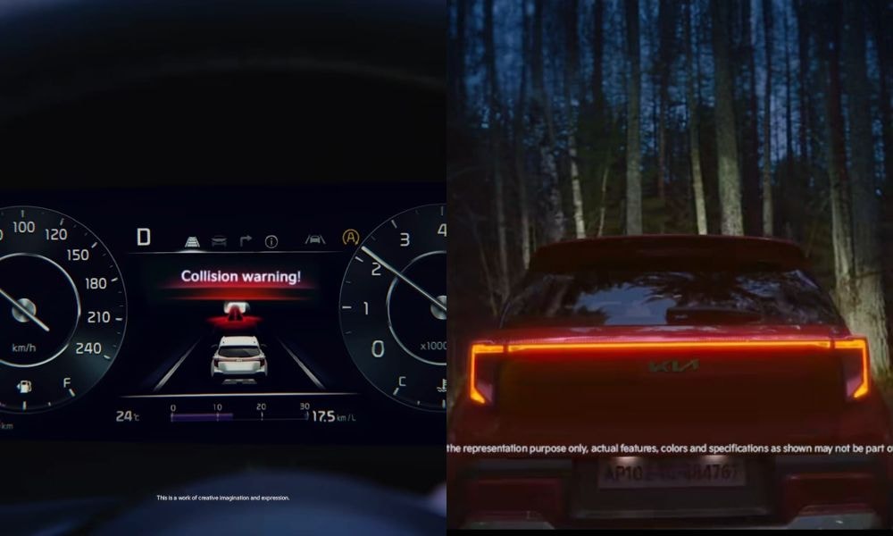 Kia Sonet Facelift Teased In Video; Reveals Redesigned Tail Section Kia Sonet Facelift Teased In Video; Reveals Redesigned Tail Section